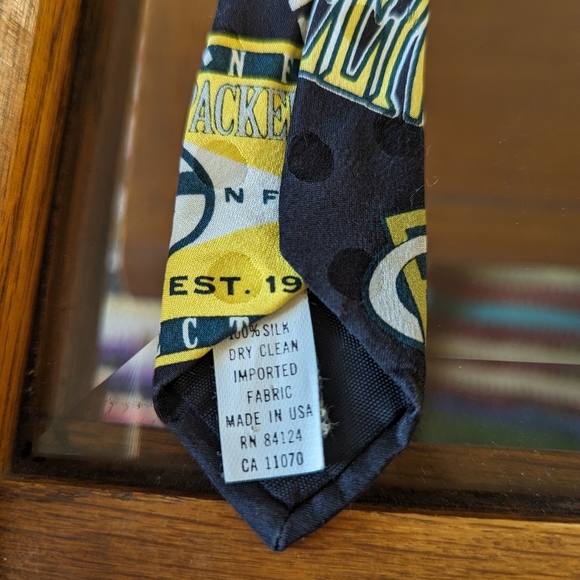 Vintage 1993 Green Bay Packers Tie - Picture 5 of 7